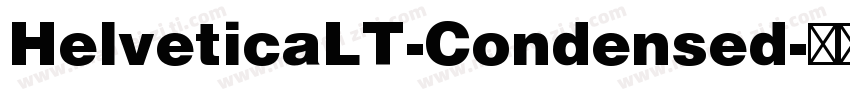HelveticaLT-Condensed字体转换