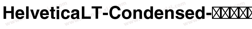 HelveticaLT-Condensed字体转换