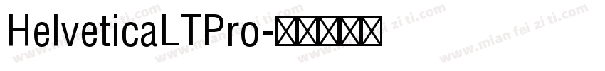 HelveticaLTPro字体转换