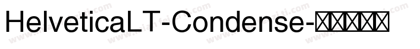 HelveticaLT-Condense字体转换