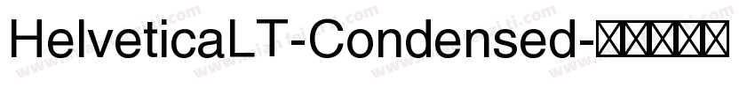 HelveticaLT-Condensed字体转换