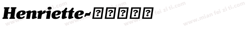 Henriette字体转换