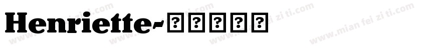 Henriette字体转换