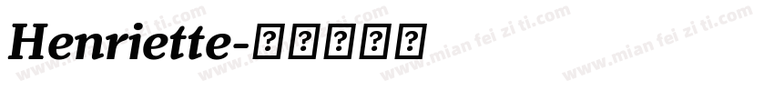 Henriette字体转换