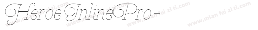 HeroeInlinePro字体转换