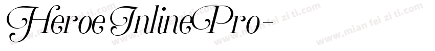 HeroeInlinePro字体转换