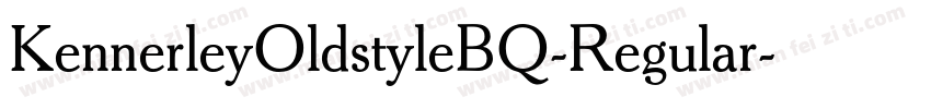 KennerleyOldstyleBQ-Regular字体转换
