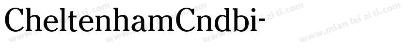 CheltenhamCndbi字体转换