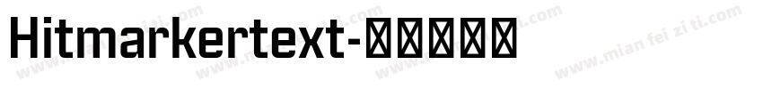 Hitmarkertext字体转换