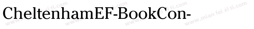 CheltenhamEF-BookCon字体转换