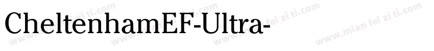 CheltenhamEF-Ultra字体转换