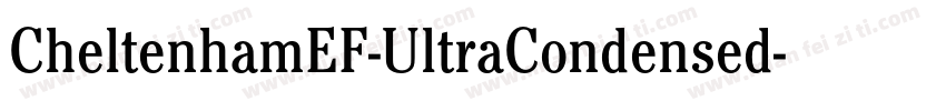 CheltenhamEF-UltraCondensed字体转换