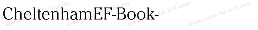 CheltenhamEF-Book字体转换