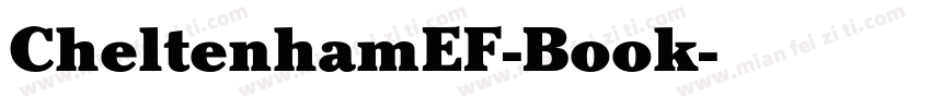 CheltenhamEF-Book字体转换