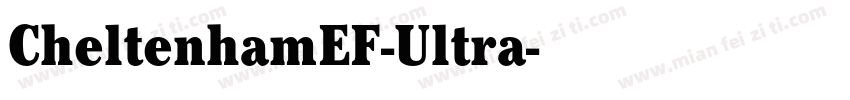 CheltenhamEF-Ultra字体转换