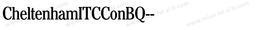 CheltenhamITCConBQ-字体转换