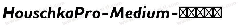 HouschkaPro-Medium字体转换