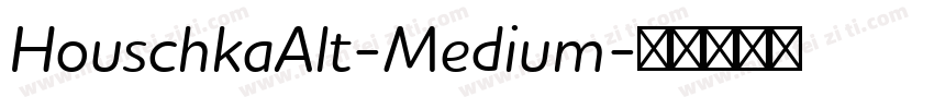 HouschkaAlt-Medium字体转换