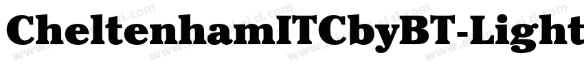 CheltenhamITCbyBT-Light字体转换