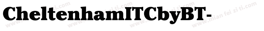 CheltenhamITCbyBT字体转换