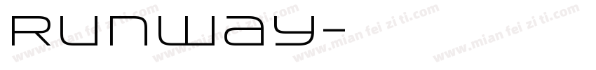 Runway字体转换