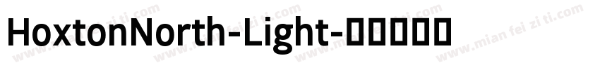 HoxtonNorth-Light字体转换