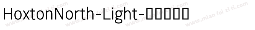 HoxtonNorth-Light字体转换