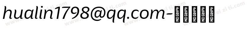 hualin1798@qq.com字体转换