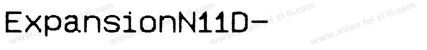 ExpansionN11D字体转换