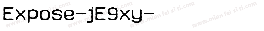Expose-jE9xy字体转换