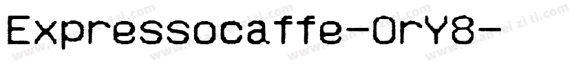 Expressocaffe-OrY8字体转换