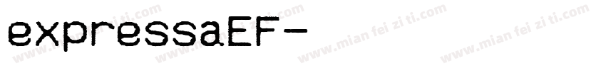 expressaEF字体转换
