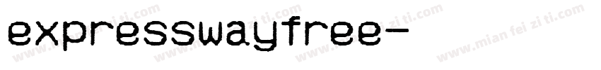 expresswayfree字体转换