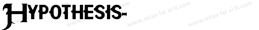 Hypothesis字体转换