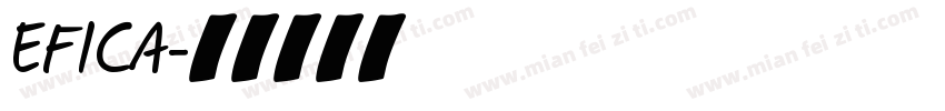 EFICA字体转换