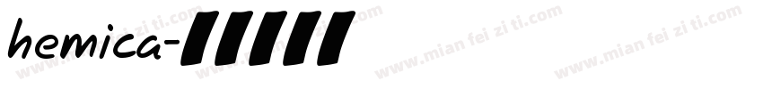 hemica字体转换