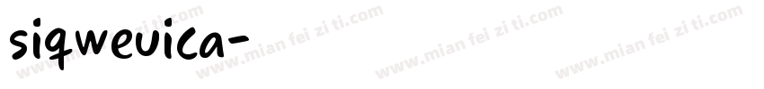 siqweuica字体转换
