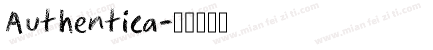 Authentica字体转换
