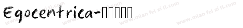 Egocentrica字体转换
