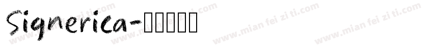 Signerica字体转换