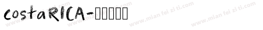 costaRICA字体转换