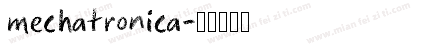 mechatronica字体转换