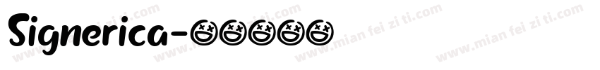 Signerica字体转换