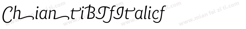 ChiantiBT-Italic字体转换