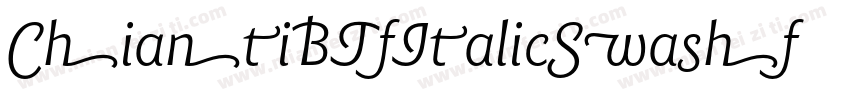 ChiantiBT-ItalicSwash字体转换