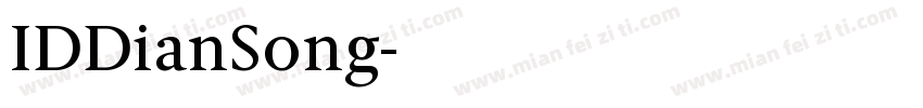 IDDianSong字体转换