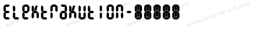 Elektrakution字体转换