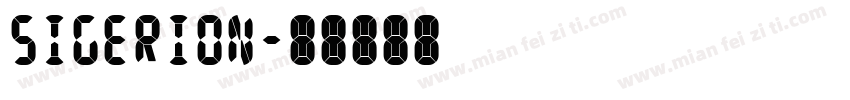 SIGERION字体转换