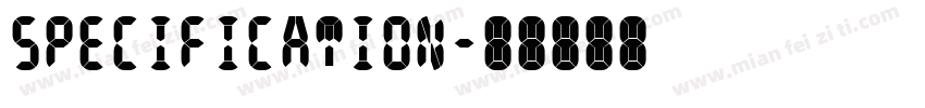 SPECIFICATION字体转换