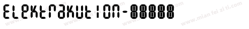 Elektrakution字体转换